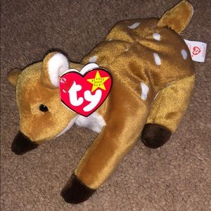 Deer Ty Beanie Baby - WHISPER 💛